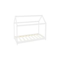 ML-Design ML-256/Kinderbett Hausbett mit Dach 160x80cm Natur