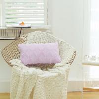Almohada Rectangular a rayas con rombos de felpa para sala de estar, funda de cojín de tela de algodón para cama, funda de almohada textil para el hogar, decoración para sofá - details 6