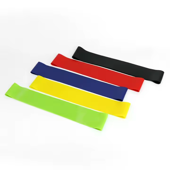 Bandas de goma de resistencia para Yoga, 5 colores, equipo de Fitness para interiores y exteriores, 0,35mm, Pilates, entrenamiento deportivo, bandas elásticas, 1 ud. - 1