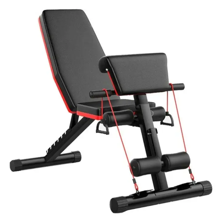 Banco abdominal, ajustable, multifuncional para músculos, gimnasio en casa - 1