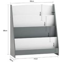 Librería Infantil para niños Estantería para Juguetes con 4 Compartimentos Abiertos 80 x 30 x 88 cm - details 18
