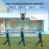 Cámaras de vigilancia exterior inalámbrico wifi doméstico Internet Voz HD inteligente 360 grados vigilancia - details 6
