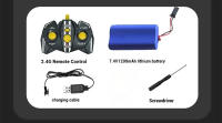 Coches anfibios RC 8WD, camión de Control remoto de 2,4G, vehículos blindados impermeables todoterreno, regalos para el Día de los niños, juguetes para niños - details 14