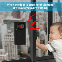 Alarma Anti-Robbos Inalámbrica Awapow con Control Remoto para Puertas y Ventanas Alarma de Vibración 110dB para Casa y Bicicleta Seguridad de Burglars Fabricada - details 0