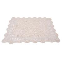 Mantel pequeño decorativo de ganchillo de campo blanco Beige, decoración de cafetería, algodón, color cálido, nuevo - details 10
