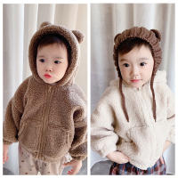 Nueva chaqueta de invierno para niñas pequeñas, sudadera con capucha de forro polar, abrigo de manga larga para bebés, niños, ropa infantil. - details 0