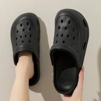 Zapatillas de playa para mujer, calzado para jardín al aire libre de verano para hombre, sandalias ligeras de EVA, chanclas suaves e informales antideslizantes - details 15