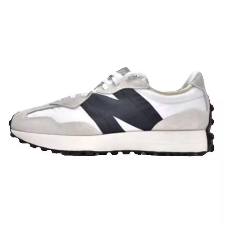 100% auténtico NUEVO NB 327 Sea Salt Black MS327FE para hombres y mujeres Zapatos de trabajo casuales retro para correr - 1