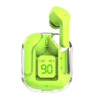 Auriculares inalámbricos tws transparentes, audífonos estéreo impermeables con pantalla LED, superventas - details 6