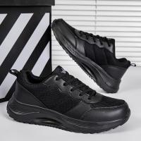 Zapatos deportivos planos para hombres zapatos de trabajo de suela suave para mantener caliente - details 2