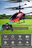 Helicóptero teledirigido con luz, juguete volador eléctrico, Avión de radiocontrol, juego interior y exterior, juguetes para - details 1