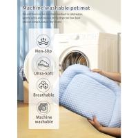 Cama de refrigeración para mascotas, esterilla de espuma viscoelástica lavable, transpirable, antideslizante, todas las estaciones - details 8