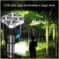 4 Led Mini Linterna recargable de alto lúmenes Linterna de Camping potente de largo alcance Linterna - details 2