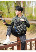 Tactical Chest Bag Waterproof Fishing Backpack Men Multifunction Climbing Travel Sport Crossbody Shoulder Bags Fishing Equipment - details 8