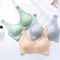 Sujetadores para dormir finos, suaves, cómodos, de uso diario, Bralette Invisible con almohadilla extraíble, cuello en V, Bralette - details 2