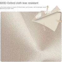 Tela Oxford plegable ultraportátil para exteriores, silla de pesca en forma de luna, muebles de camping para senderismo ligeros y desmontables - details 3