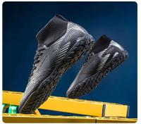 Los zapatos de fútbol avanzados para hombres se pueden hacer de materiales transpirables, diseñados para deportes de verano con plantillas de TPU para un buen agarre y - details 12
