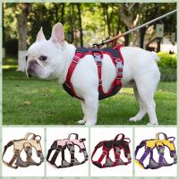 Correa reflectante de nailon para el pecho de cachorro, arnés de seguridad para perro Oxford, transpirable, ajustable, a prueba de explosiones, chaleco para caminar - details 7
