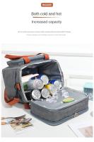Bolsa De Almuerzo Portátil Doble Capa Gran Capacidad Para Camping Y BBQ Durable De Tela Oxford Adecuada Para Picnic Y Uso Al Aire Libre - details 12