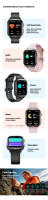 Relojes inteligentes hombre mujer Bluetooth deporte Seguimiento GPS ritmo cardíaco presión arterial reloj multifunción - details 9