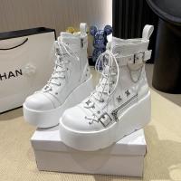 Night Knight Original Martin Boots Spice Girl Cabeza redonda de suela gruesa Super Cool Botas cortas Hebilla Botas Martin decorativas con cordones - details 6