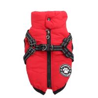 Chaqueta de Abrigo para Mascotas Calentita con Capucha Traje de Correa con Cremallera para Perros y Gatos 4 Colores Disponibles - details 3