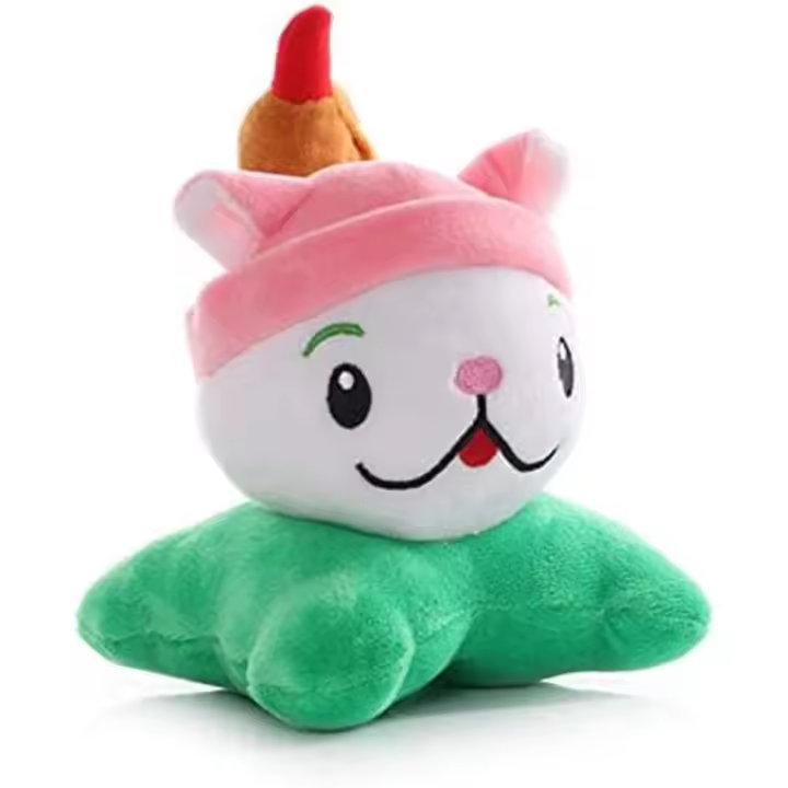 Peluche de plantas y Zombies, juguete suave de felpa, PVZ, novedad, 1 y 2 - 1