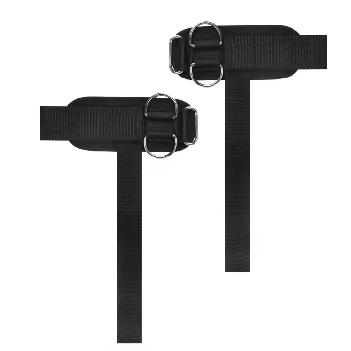 Correas antideslizantes para levantamiento de pesas, envoltura de agarre de mano, correas de muñeca para gimnasio con anillo en D, cómodas correas de elevación para hombres y mujeres - 1