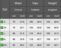 Pantalones Jeans de Denim de Pierna Recta para Mujer Pantalones Cargo de Bolsillo de Alta Calidad - details 0