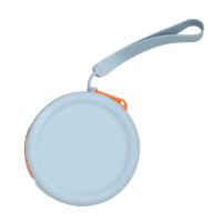 Monedero redondo bonito de silicona para mujer y niña, Mini bolsa para auriculares con llave, Color sólido, regalo para niño - details 3