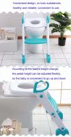 Escalera de baño portátil para niños, orinal para bebé con asiento de entrenamiento con escalera - details 5