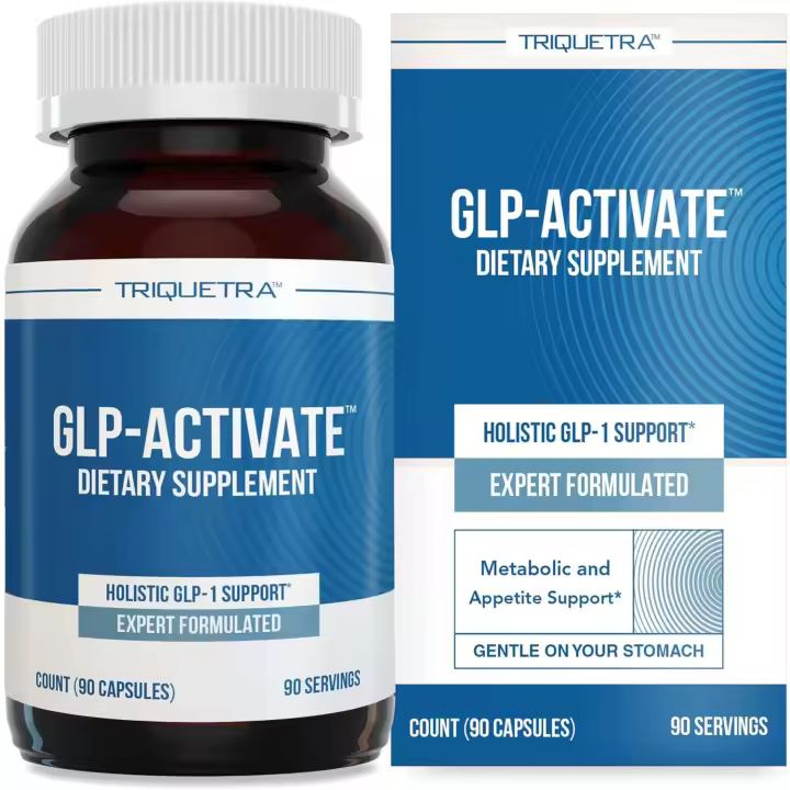 Triquetra Salud GLP-Activar |   Metabolismo a GLP1 Formulado naturalmente experto Tome 1 cápsula antes de cada comida para el hambre y - 1