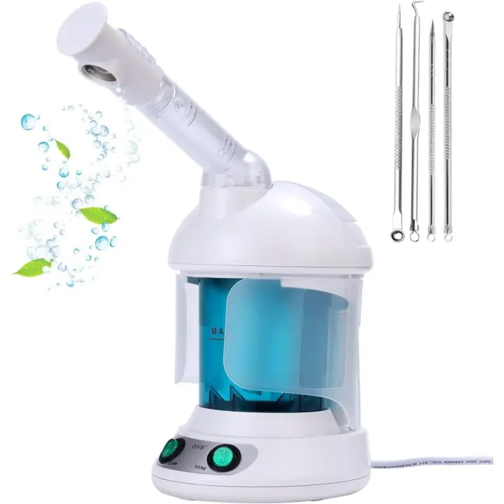 Vaporizador Facial Portátil DYB Nano Iónico con Rotación de 360° Kit de Piel de Acero Mini para Salón y Spa 1 Diadema y 4 Piezas - 1