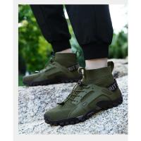 Zapatos de Caminata de Alta Calidad para Hombres Zapatillas Deportivas Transpirables Elásticas para Acampar al Aire Libre - details 3