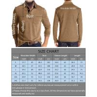 Camiseta Polo Básica de Manga Larga con Solapa para Hombre - details 0