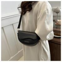 Bolso Crucero de Hombro de Moda de Cuero PU Color Sólido Retro Estilo Pony con Correa Ancha - details 11