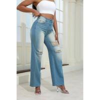 Pantalones vaqueros de moda coreana para mujer, cintura, estilo informal, vaqueros de alta elasticidad - details 7