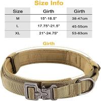 Juego de correas tácticas duraderas, collar militar estable para mascotas, correa para perros medianos y grandes, accesorios de entrenamiento para pastor alemán - details 5