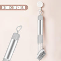 Gadgets dispensador automático de líquidos, cepillo de limpieza de cocina con mango largo, esponja extraíble, 3 en 1 - details 9