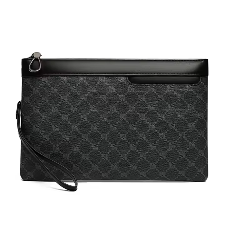 Bolsos de cuero PU para hombre de alta calidad, bolsos de dinero informales, tarjeteros, bolsos para teléfonos. - 1