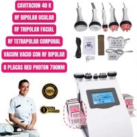 Máquina de Cavitación Ultrasónica 6 en 1 para Adelgazamiento Dispositivo Láser de RF Radiofrecuencia de Vacío de 40K, Vacío 8 paneles Láser Lipolisis Lipolaser Moldeador Corporal para uso Profesional y Doméstico Beauty Madrid - details 0