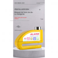 Alarma de candado de freno de disco de bicicleta Candado eléctrico de candado de freno de disco de motocicleta antirrobo - details 0