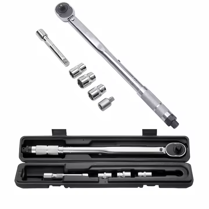 Llave dinamométrica ajustable, herramienta de medición precisa, agarre cómodo, adecuado para mantenimiento de automóviles - 1