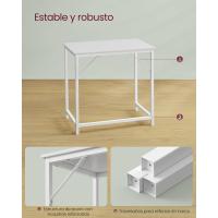 Mesa de Trabajo Pequeña Industrial Ideal para Teletrabajo, Estudio, Dormitorio 60 x 135 x 76cm - details 52