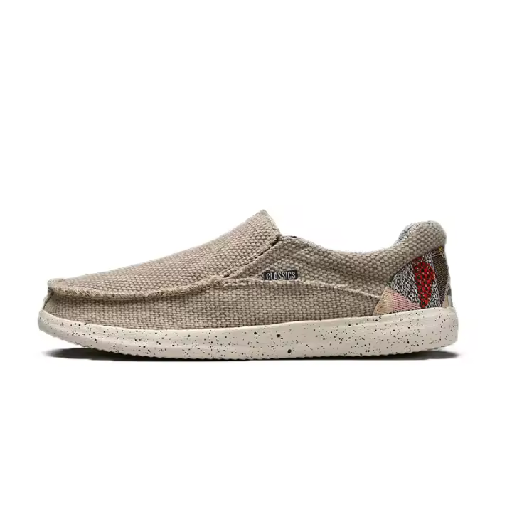 Zapatos de lona populares para hombre, calzado informal de verano, transpirable, ligero, suave y cómodo, talla europea - 1