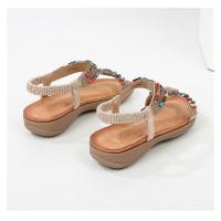 Sandalias de Mujer Verano 2025 |   Zapatos Bohemios Étnicos con Cristales |   Sandalias Deportivas Playa Suela Blanda Antideslizante - Moda Elegante y Confort - details 42
