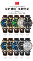 Reloj de hombre con cinturón nuevo suizo, reloj de cuarzo luminoso a prueba de agua - details 7