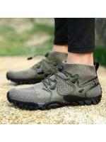 Zapatos de Senderismo Transpirables Antideslizantes Medianos, Adecuados para Hombres y Mujeres, Ideales para Senderismo y Pesca - details 0