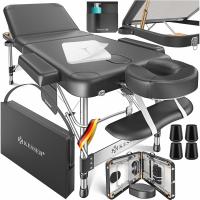Silla de Masaje Camilla Plegable y Ajustable en Altura Terapia Estética de 3 Zonas - details 0