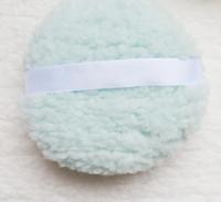 Juego de esponjas para polvo de lana de cordero grandes, maquillaje en polvo, suave y no absorbente de polvo - details 0